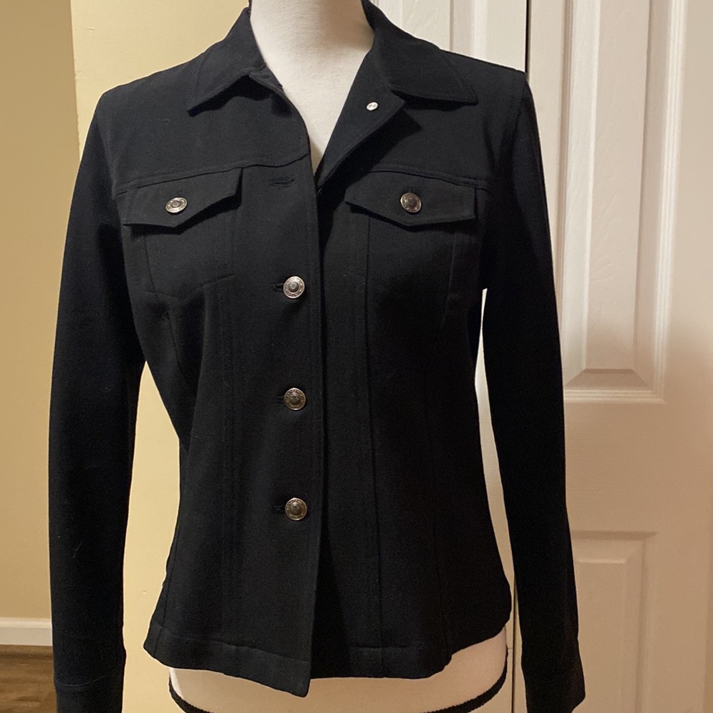 ❤️❤️Rafaella black button up jacket - 8P. GREAT CONDITION! very versatile!